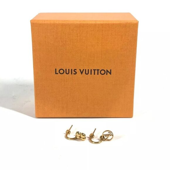 Auth LOUIS VUITTON M64859 Monogram flower Pierce-Blooming Accessories Pierce - Picture 1 of 10